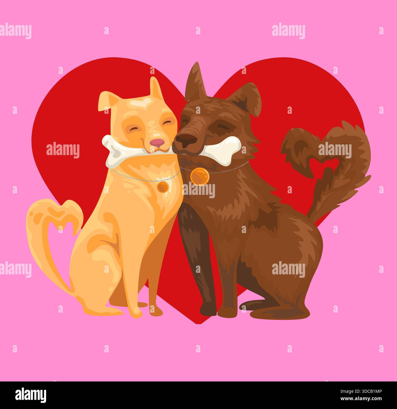 Biglietto Di San Valentino A Tema Pastore Tedesco CATNEVERLAND Adorabile Regalo Di San Valentino Per Gli Amanti Dei Cani Interno Vuoto Di Qua~p121947452