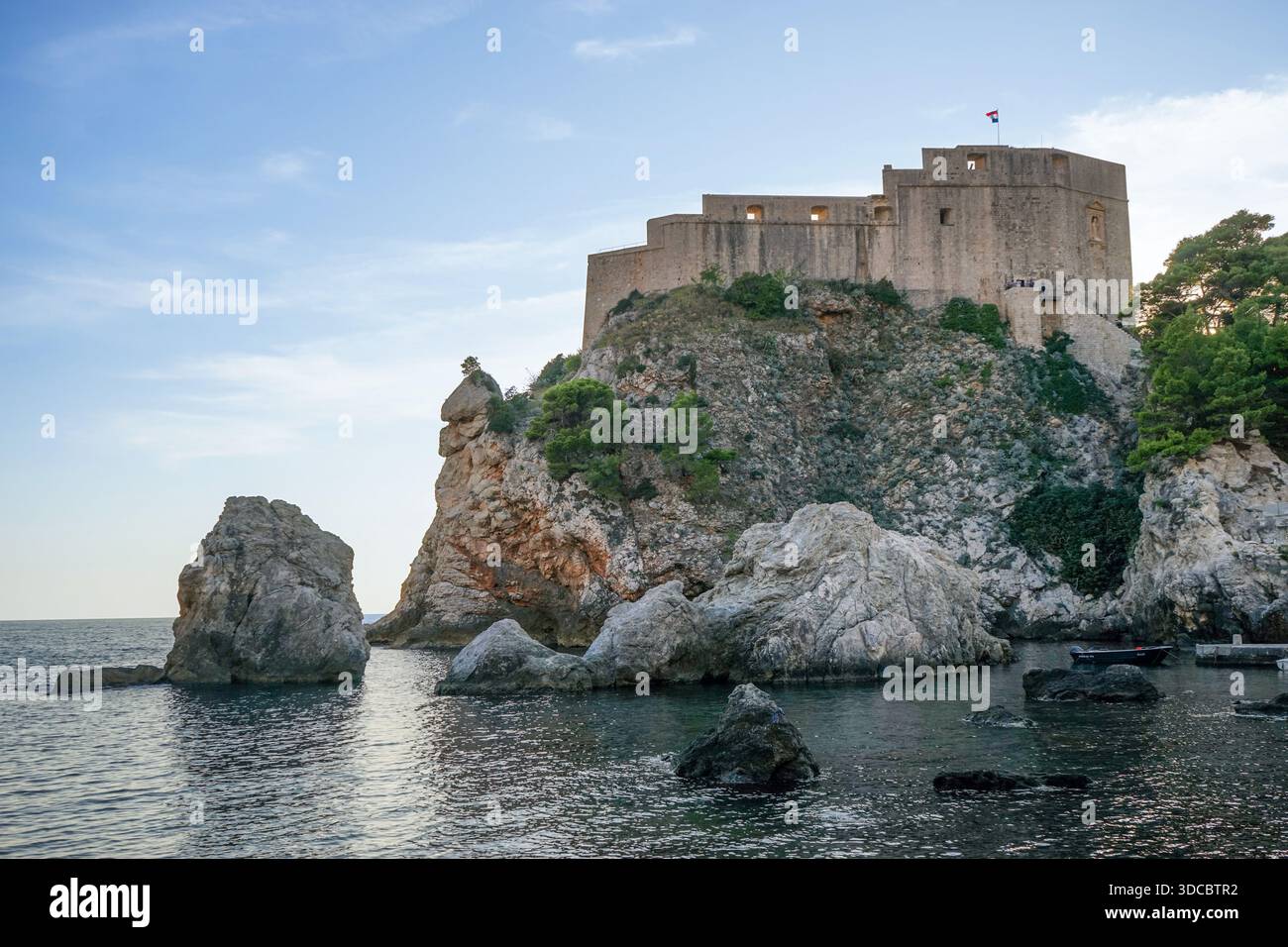 Fort Lovrijenac a Dubrovnik, Croazia Foto Stock