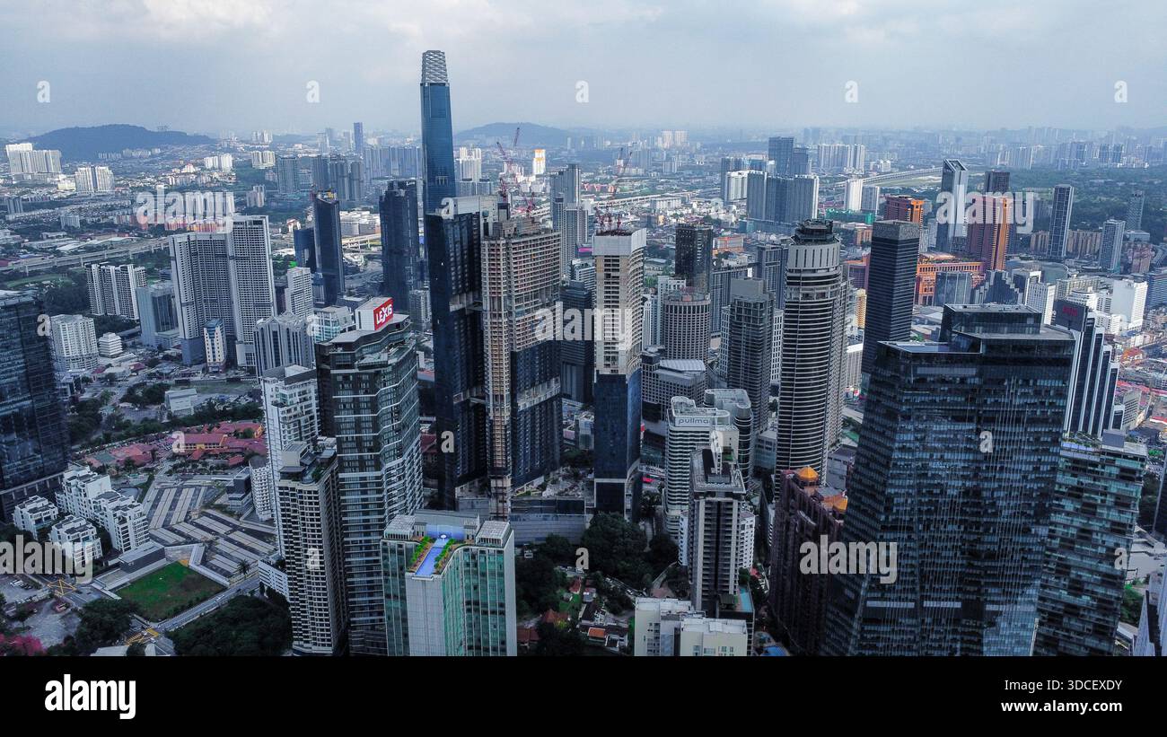 Spazi commerciali per uffici e immobili di prima qualità nella zona del KLCC Foto Stock
