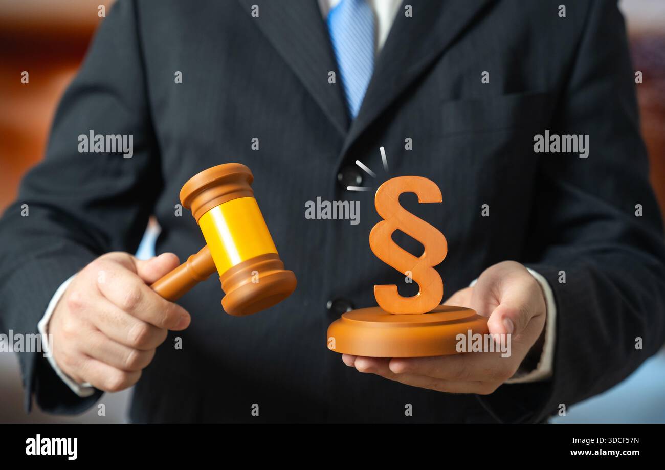 Processo legale e potere. Autore del disegno di legge. Autorità politica che definisce le regole. Iniziativa legislativa, processo di creazione di politiche. Influenza dei legislatori, g Foto Stock