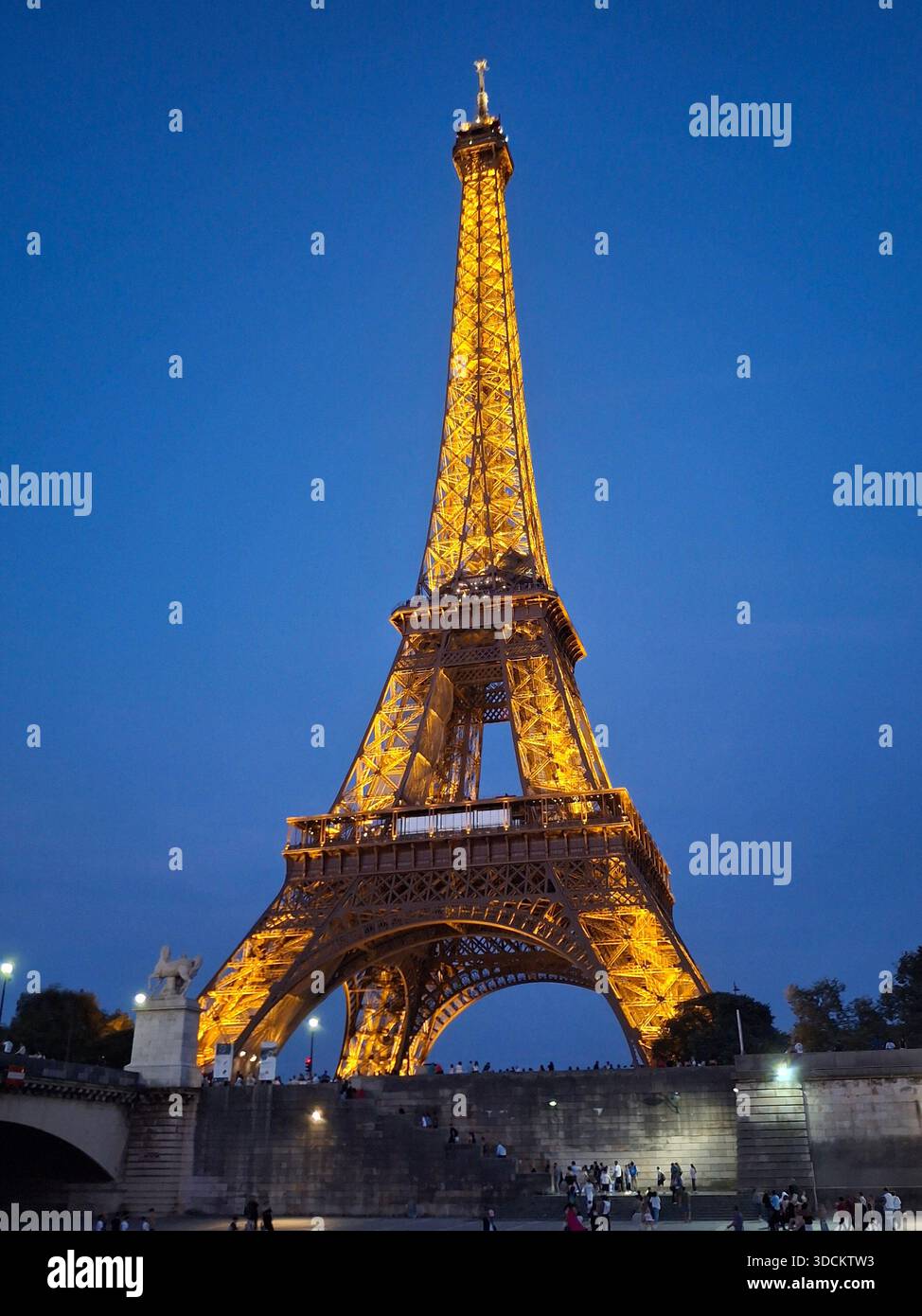 La Torre Eiffel, Parigi Francia Foto Stock