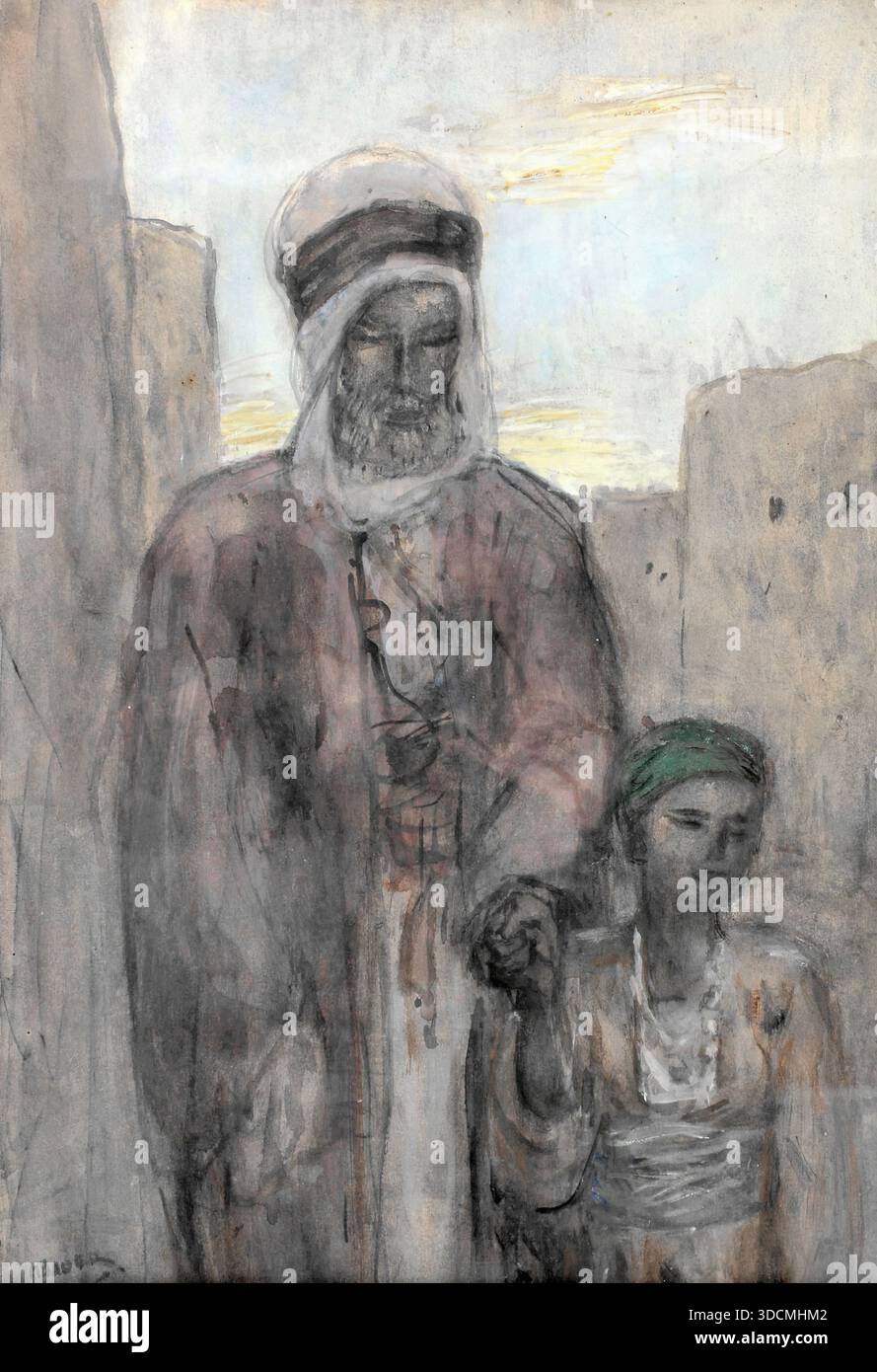 Marius Bauer - Oude Bedelaar Foto Stock