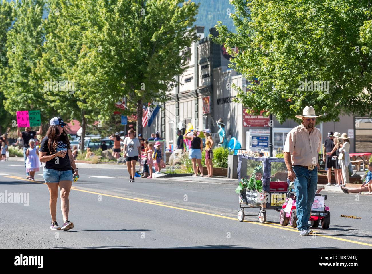 Parata Junior del capo Joseph Days a Joseph, Oregon, Stati Uniti. Foto Stock
