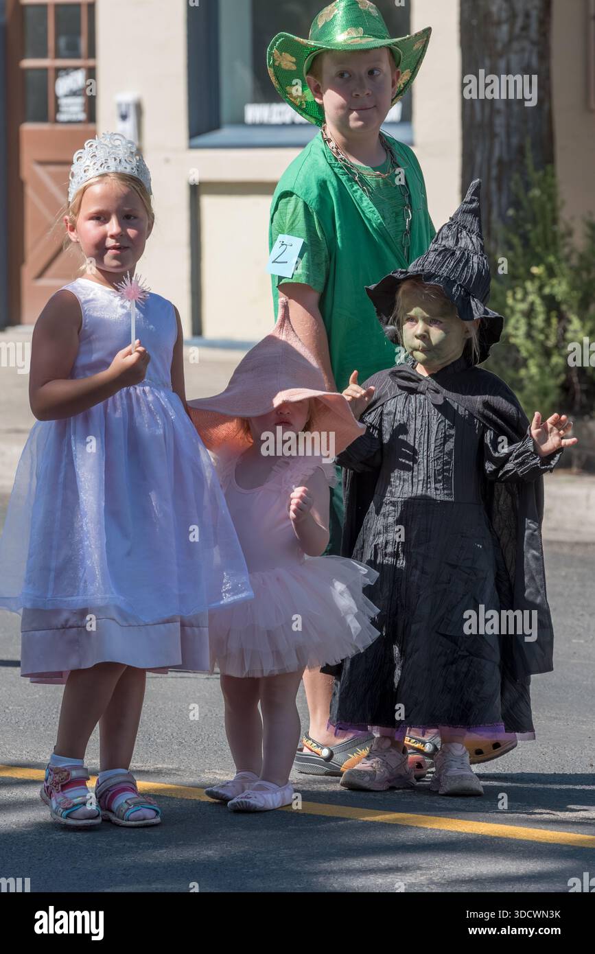 Parata Junior del capo Joseph Days a Joseph, Oregon, Stati Uniti. Foto Stock