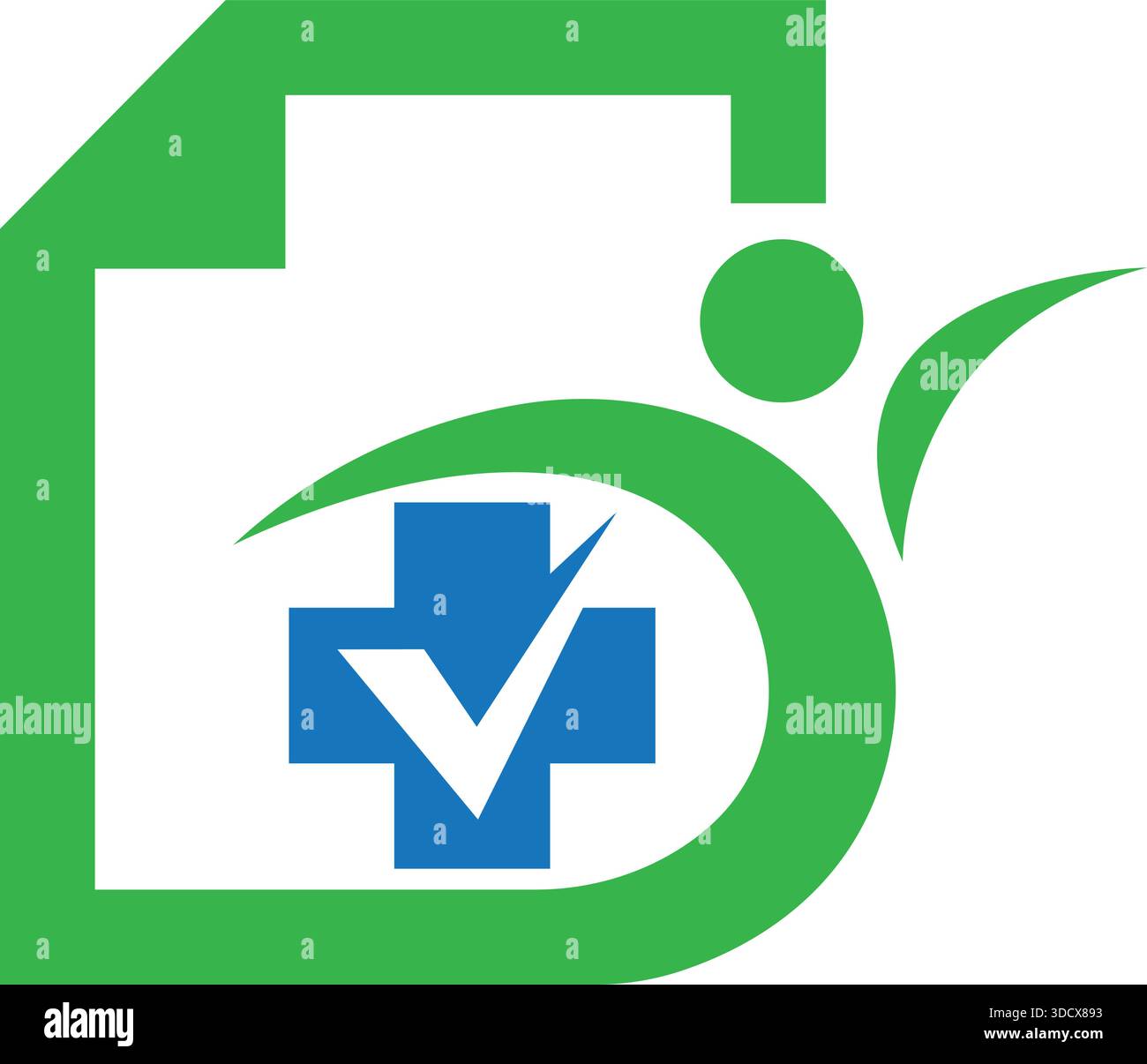 Document Leaf Check Logo Design Eco Business Template Vector Illustrazione Vettoriale