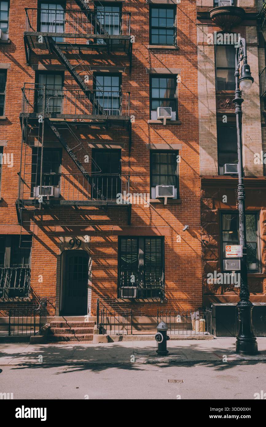 Strade di Manhattan, New York, Stati Uniti Foto Stock