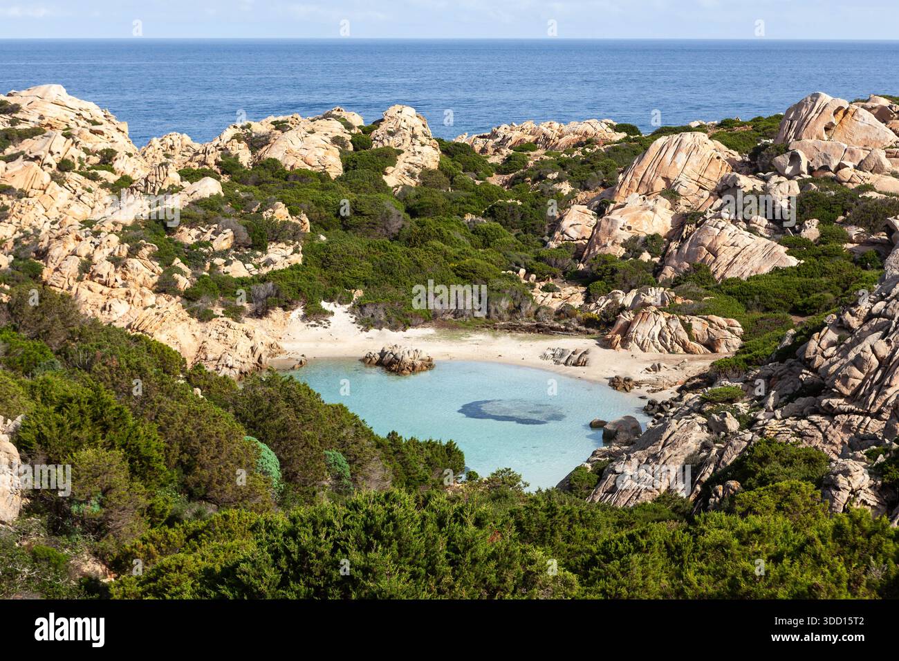 Isola di Caprera. Foto Stock