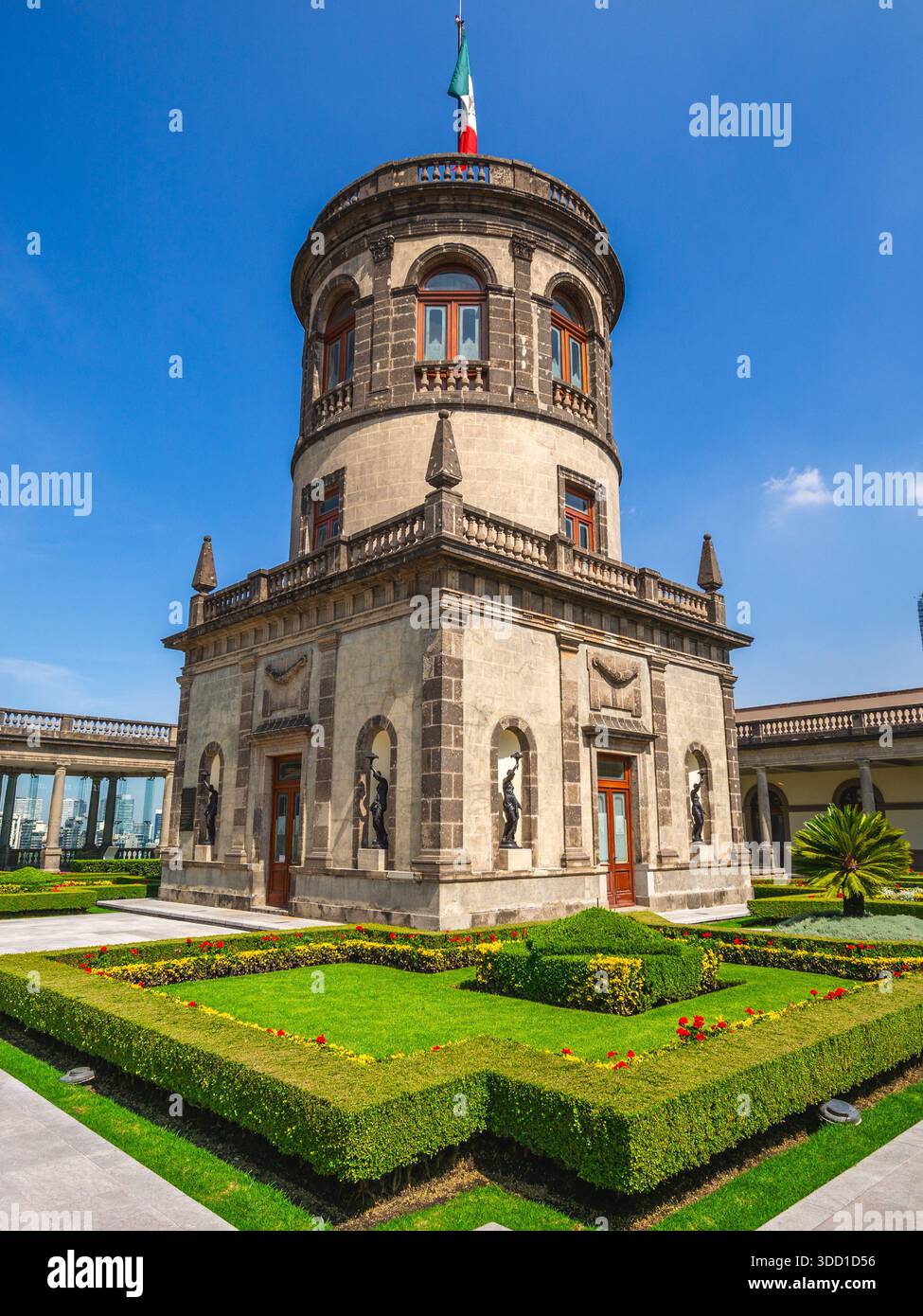 Museo nazionale di storia, castello Chapultepec a città del Messico, CDMX, Messico Foto Stock