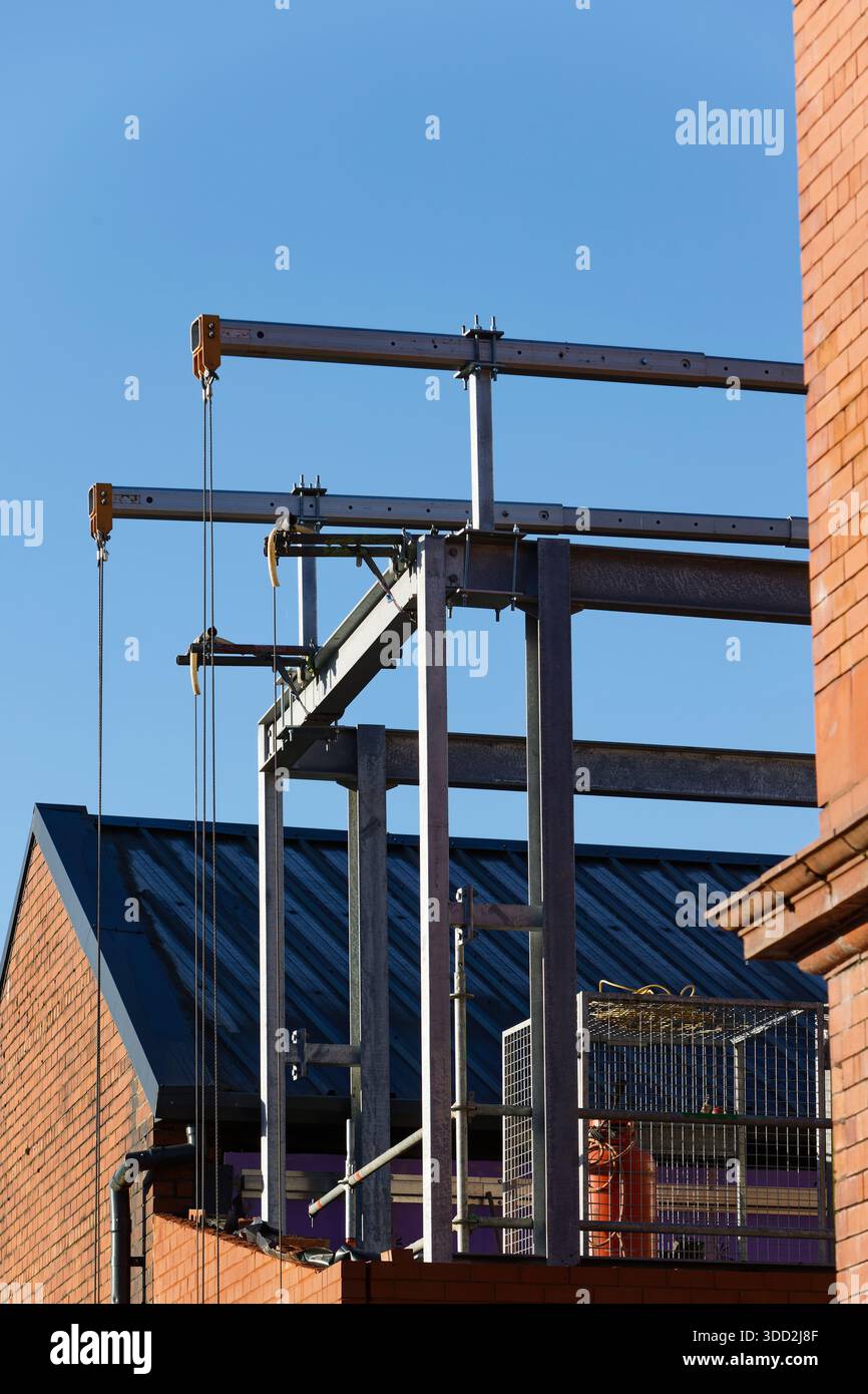 Radcliffe, hub civico, edificio in costruzione a Greater manchester, regno unito Foto Stock
