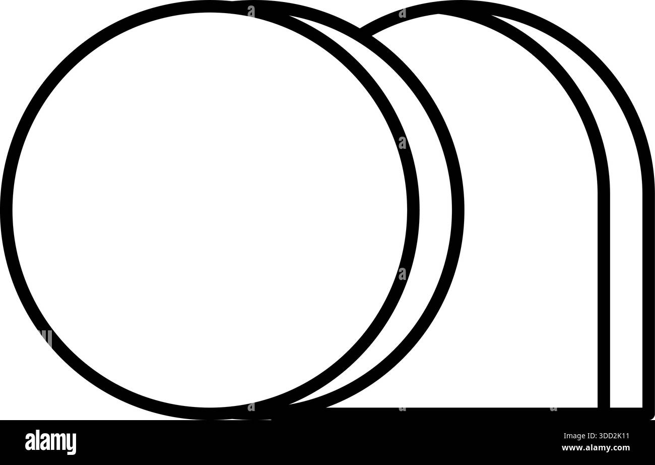 Icona vettoriale della tomba in pietra vuota con masso rotolato, pasqua che rappresenta la narrazione della risurrezione nella teologia cristiana, simboleggia la speranza e la spiritua Illustrazione Vettoriale