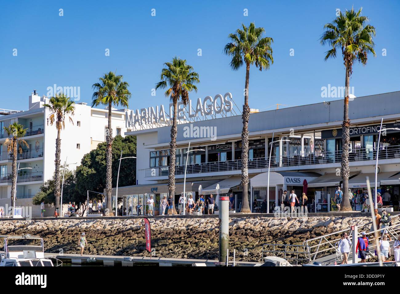 Lagos, Algarve, Portogallo, porticciolo Foto Stock