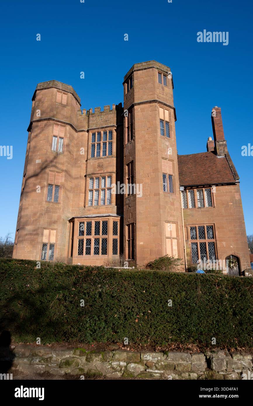 Kenilworth Castle Keep, Warwickshire, Inghilterra, Regno Unito Foto Stock