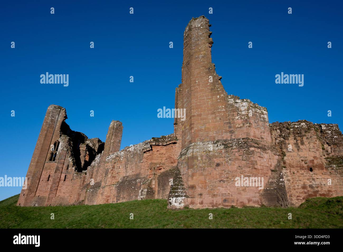 Il Castello di Kenilworth, Warwickshire, Inghilterra, Regno Unito Foto Stock