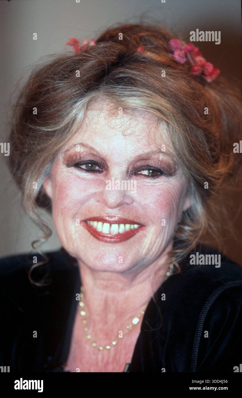 EXCLUSIF - BRIGITTE BARDOT - FOTO RDV. Foto di APS-Medias/ABACAPRESS.COM Foto Stock