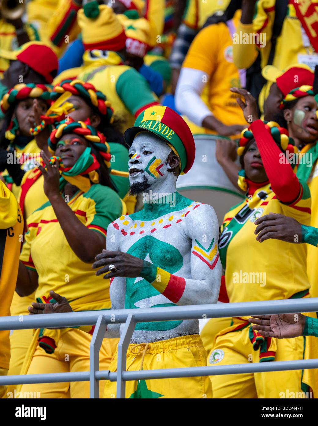 Tangeri, Marocco. 27 dicembre 2025. Durante la Coppa d'Africa (CAN) 2025, partita di calcio del gruppo D tra Senegal e Repubblica Democratica del Congo al Grand Stade de Tanger di Tangeri, Marocco, il 27 dicembre 2025. (Foto di Andrew SURMA/SIPA USA). Crediti: SIPA USA/Alamy Live News Foto Stock