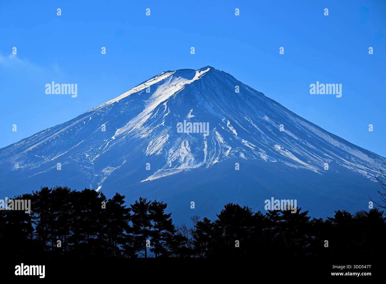 Monte Fuji, lago Kawaguchiko, cinque laghi, area Giappone Foto Stock