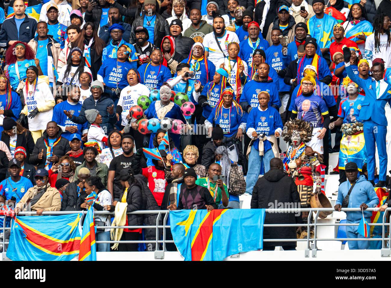 Tangeri, Marocco. 27 dicembre 2025. Durante la Coppa d'Africa (CAN) 2025, partita di calcio del gruppo D tra Senegal e Repubblica Democratica del Congo al Grand Stade de Tanger di Tangeri, Marocco, il 27 dicembre 2025. (Foto di Andrew SURMA/SIPA USA). Crediti: SIPA USA/Alamy Live News Foto Stock