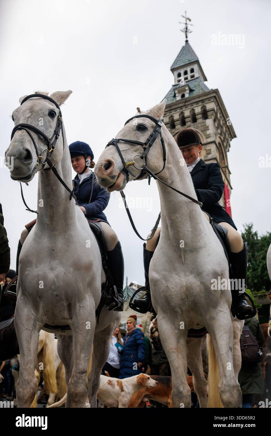 Caccia il giorno di Santo Stefano a Hay-on-Wye Foto Stock