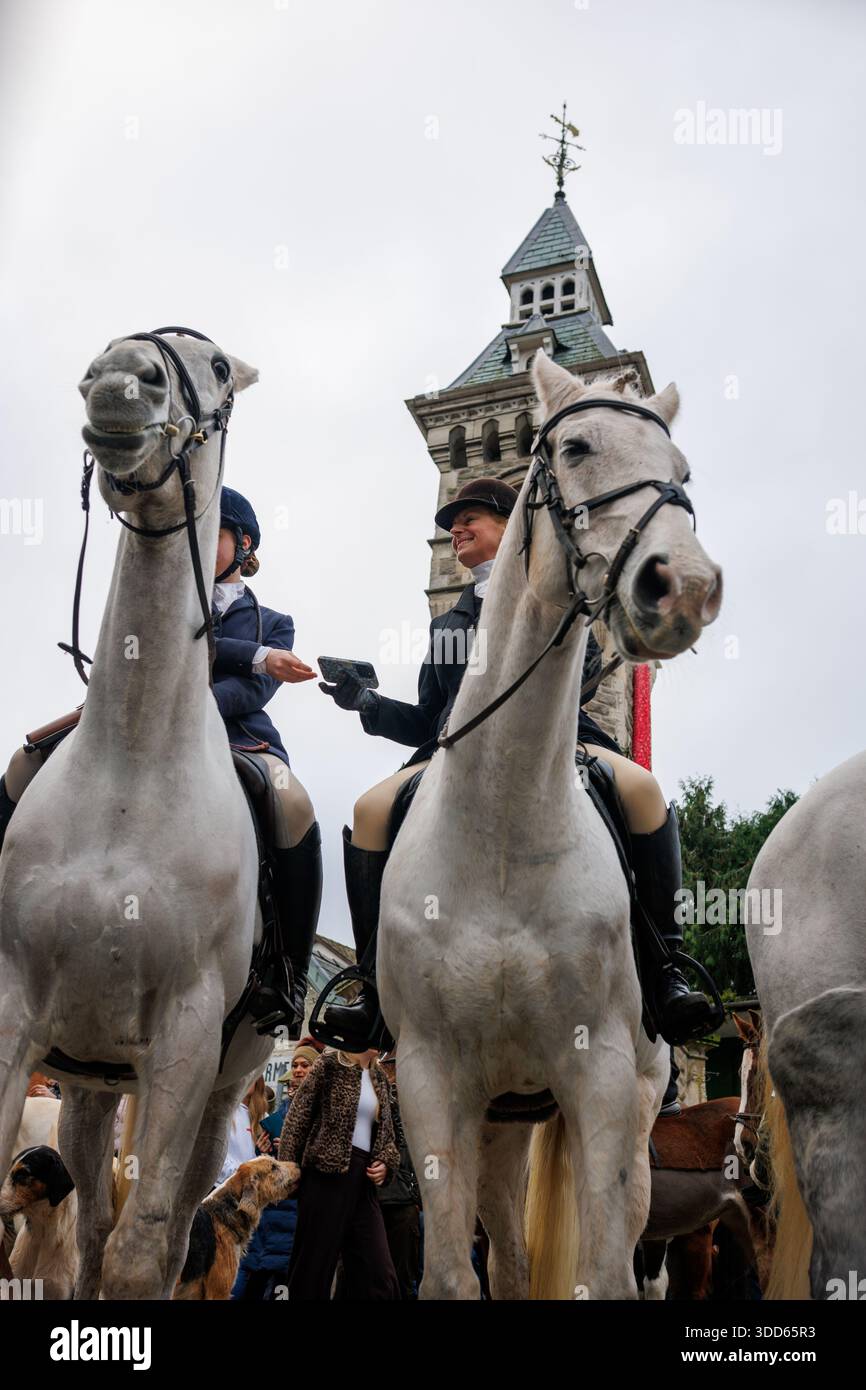 Caccia il giorno di Santo Stefano a Hay-on-Wye Foto Stock