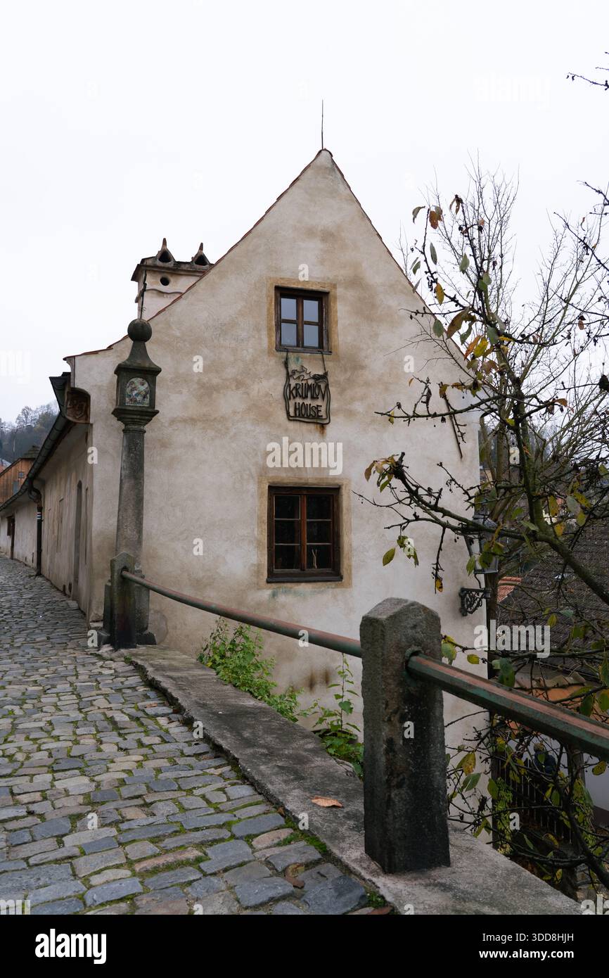 Krumlov House Hostel a Cesky Krumlov, Repubblica Ceca Foto Stock