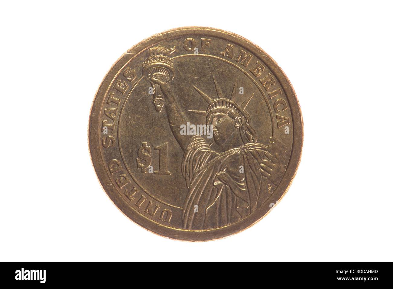 Moneta del dollaro dei presidenti DEGLI STATI UNITI - rovescio - Liberty Foto Stock