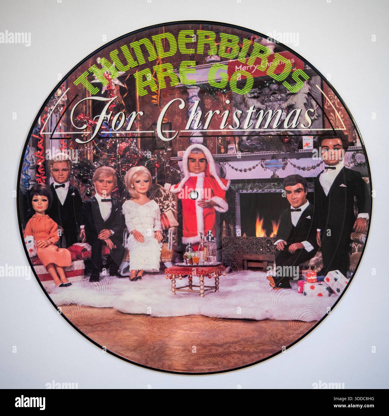 Disco fotografico dell'album No Strings Attached della Barry Gray Orchestra con temi della serie televisiva di Gerry Anderson, come Thunderbirds Foto Stock