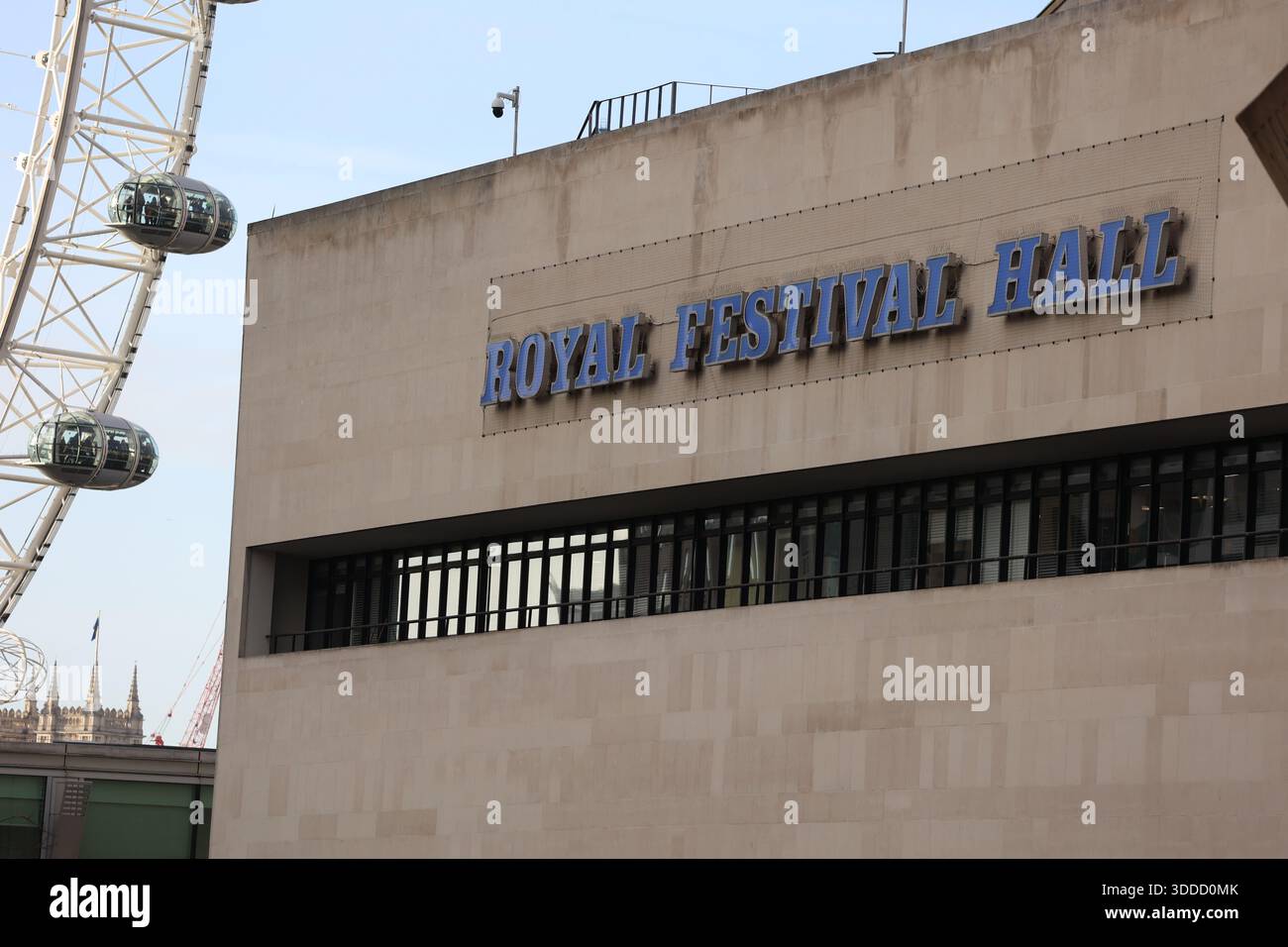 La Royal Festival Hall sulla Southbank, Londra Foto Stock