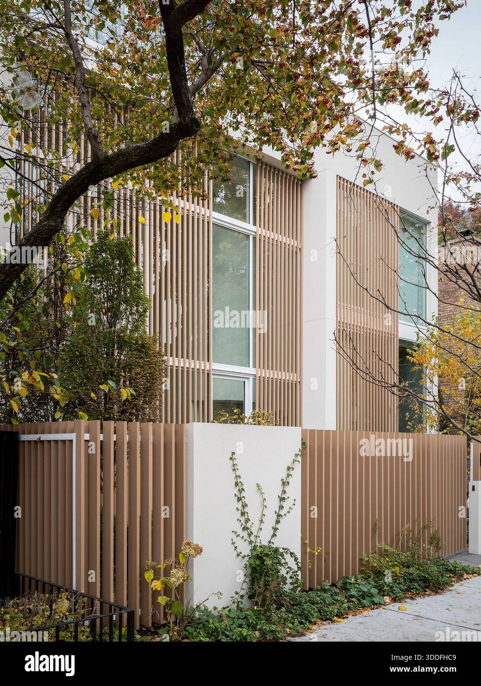 Residenza cittadina contemporanea a Lincoln Park Foto Stock