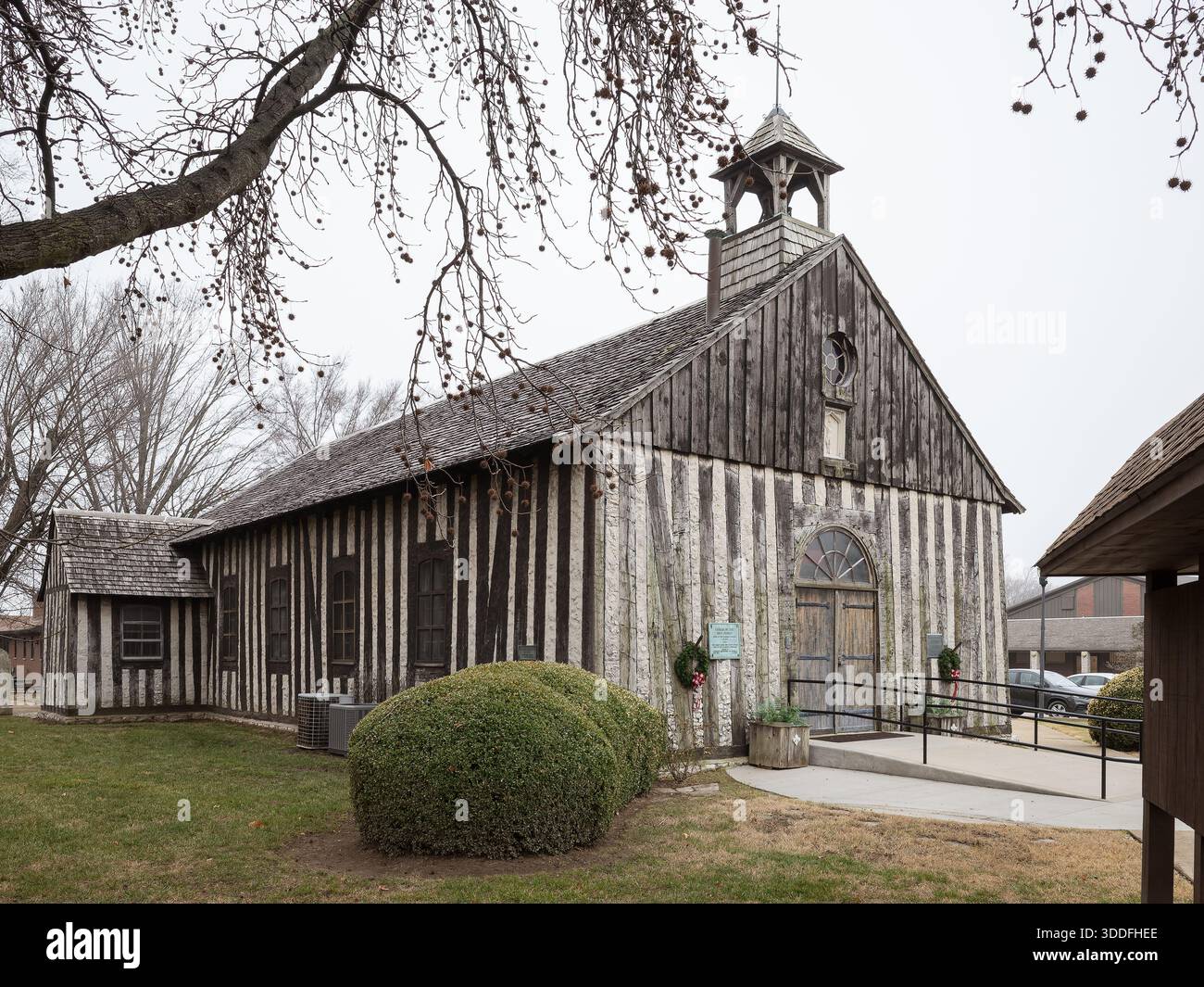 Chiesa della Sacra famiglia, ubicazione: Cahokia il, architetto: Gabriel Richard Foto Stock