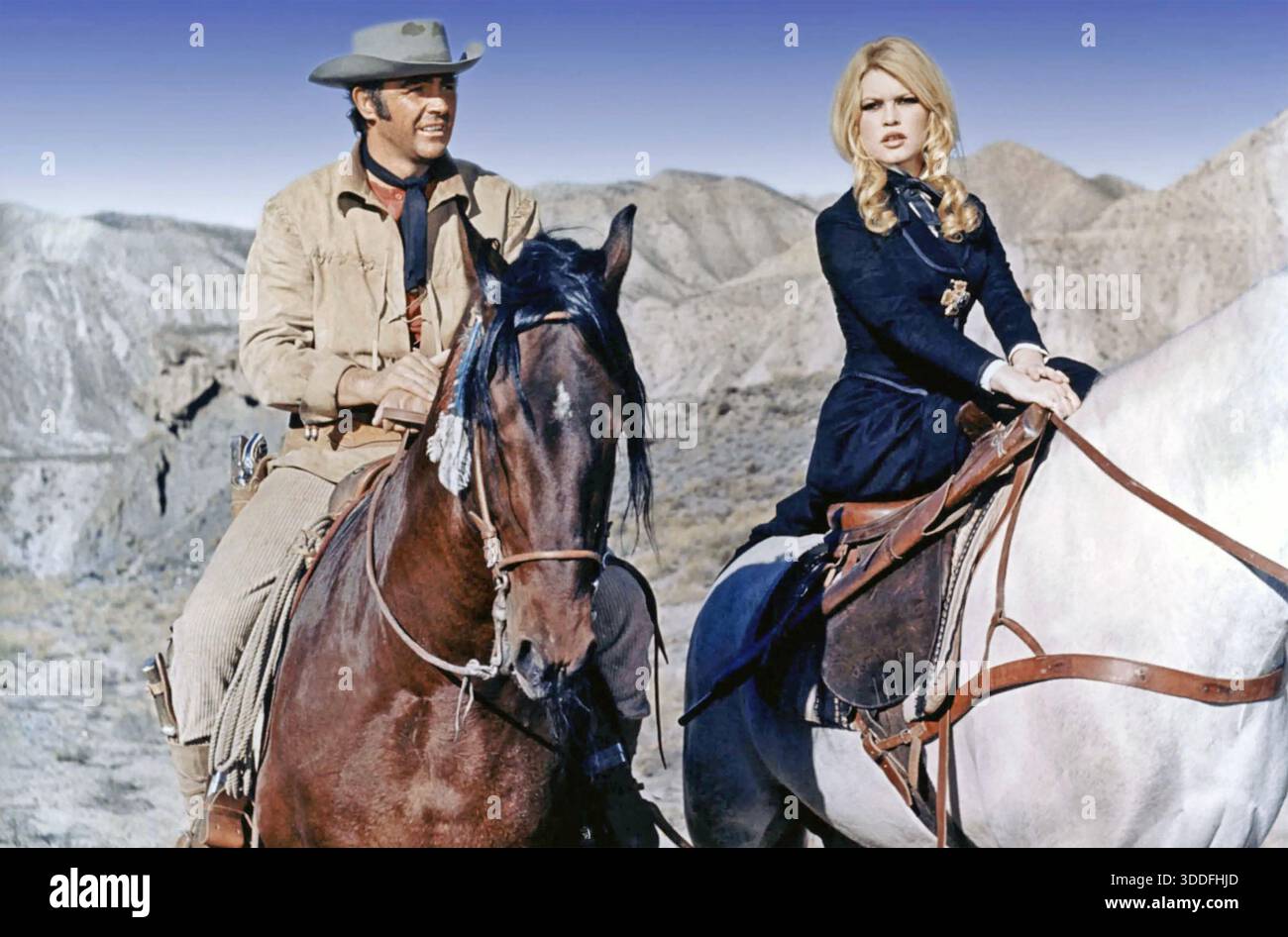 SHALAKO 1968 Anglo Amalgamated Film Distributors Production con Sean Connery e Brigitte Bardot Foto Stock