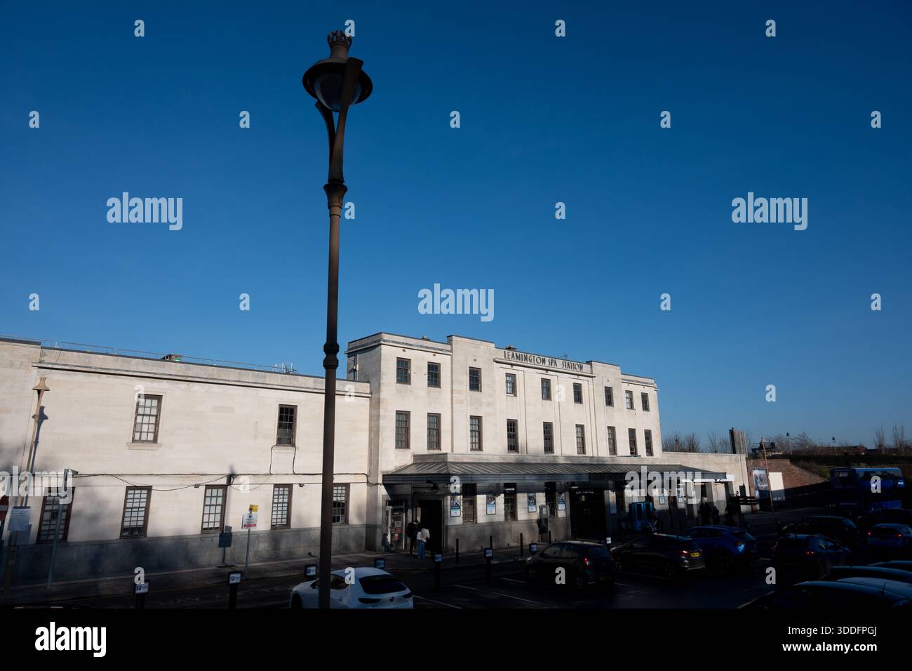 Stazione ferroviaria di Leamington Spa, Warwickshire, Regno Unito Foto Stock