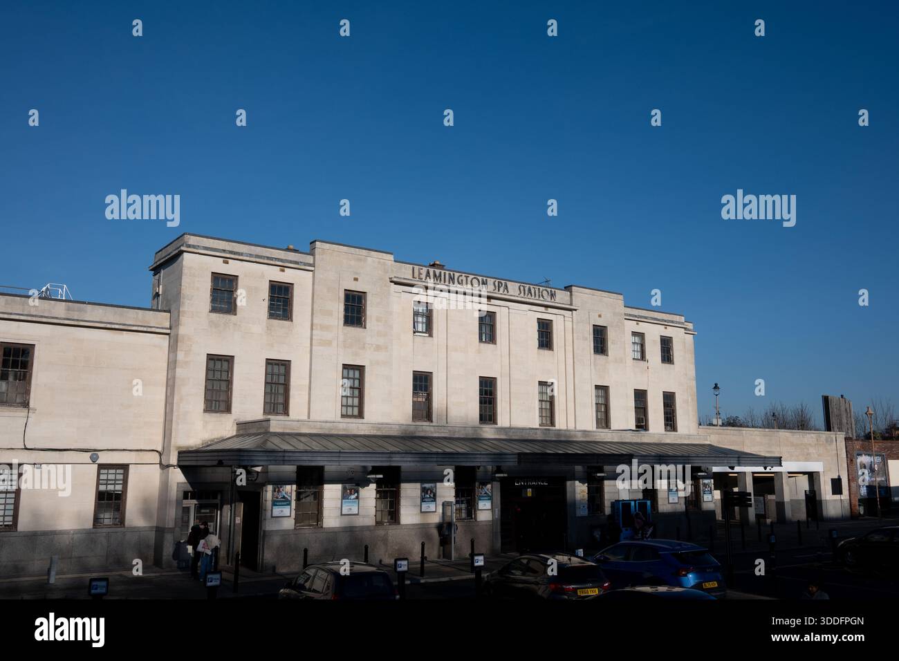 Stazione ferroviaria di Leamington Spa, Warwickshire, Regno Unito Foto Stock