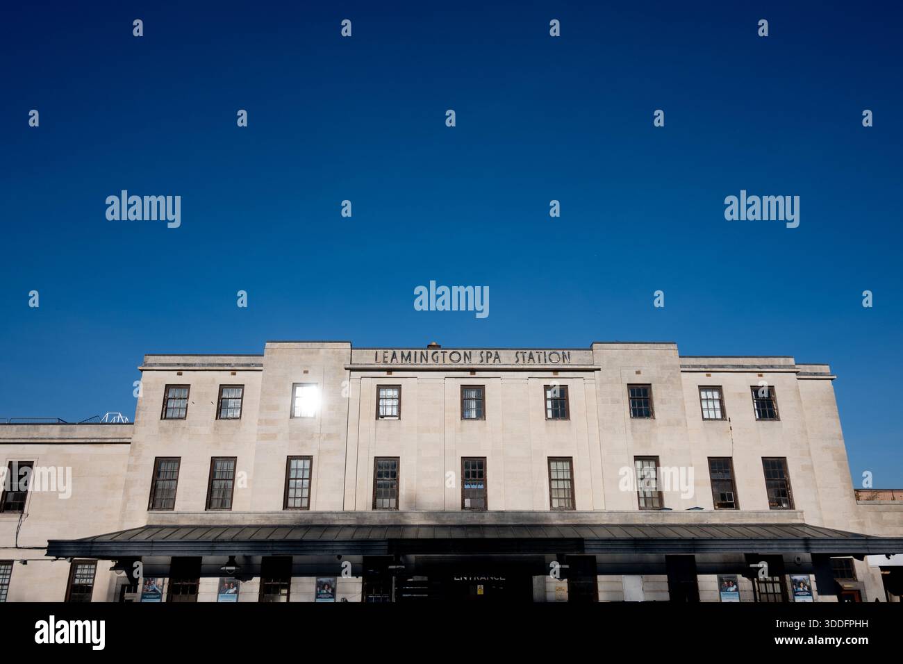 Stazione ferroviaria di Leamington Spa, Warwickshire, Regno Unito Foto Stock
