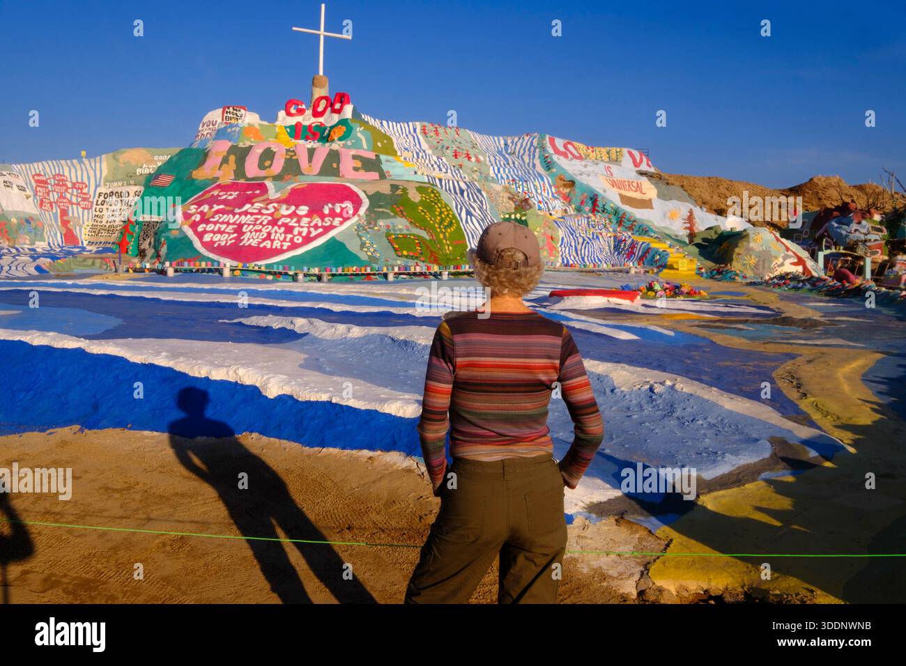 Salvation Mountain, California, Stati Uniti d'America Foto Stock