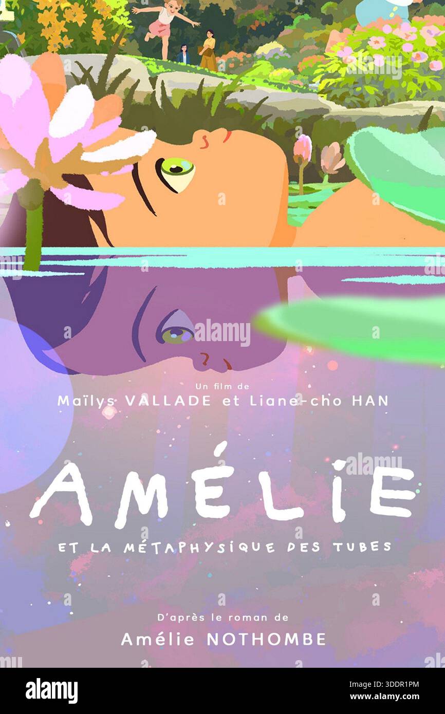 AMELIE ET LA METAPHYSIQUE DES TUBES (2025), DIRETTO DA MAILYS VALLADE E LIANE-CHO HAN JIN KUANG. Credito: Forse film / Ikki Films / album Foto Stock