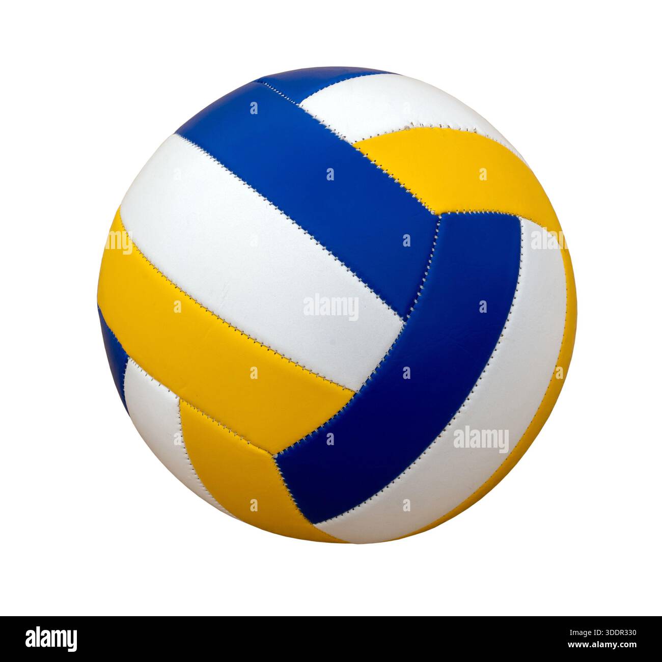 Pallavolo isolato su sfondo bianco Foto Stock