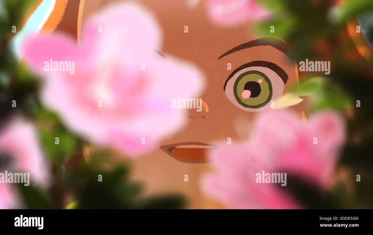 AMELIE ET LA METAPHYSIQUE DES TUBES (2025), DIRETTO DA MAILYS VALLADE E LIANE-CHO HAN JIN KUANG. Credito: Forse film / Ikki Films / album Foto Stock