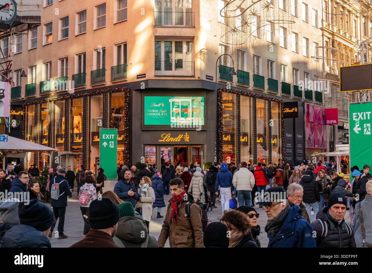 Lindt Flagship Chocolate store, Kärntner Str. 1, 1010 Wien, Vienna, Austria, Europa. Foto Stock
