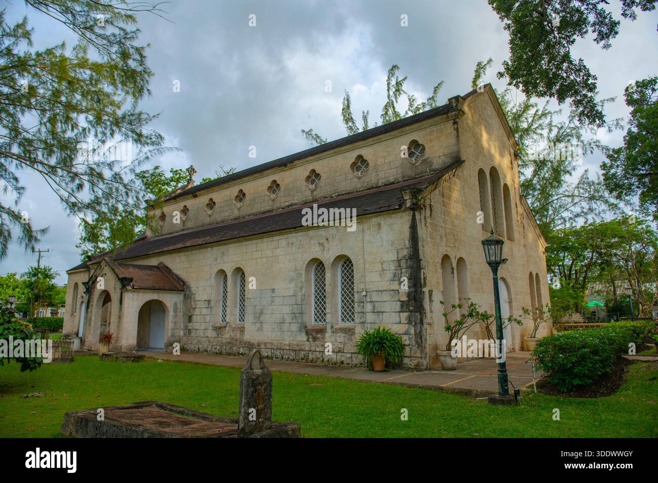 St James Parish Church nel villaggio di Holetown nella parrocchia di Saint James, Barbados. Foto Stock