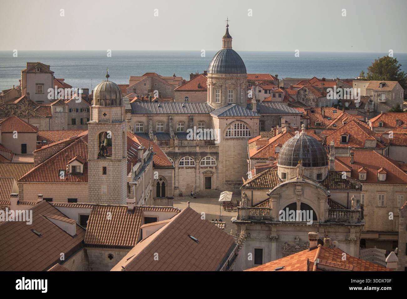 La Cattedrale dell'Assunzione della Vergine Maria a Dubrovnik, Croazia Foto Stock