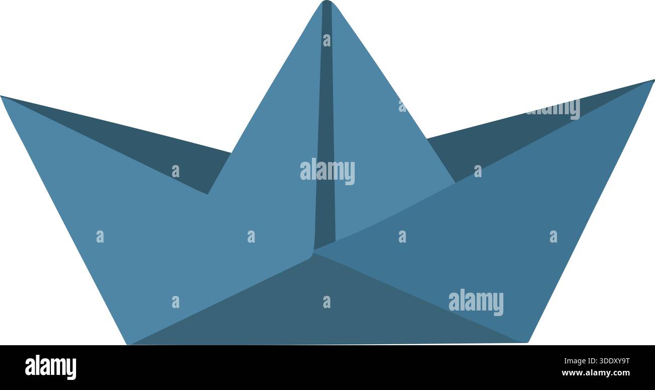 Chiave in metallo blu con testa quadrata e punto centrato mostrata in uno stile geometrico pulito. Illustrazione Vettoriale
