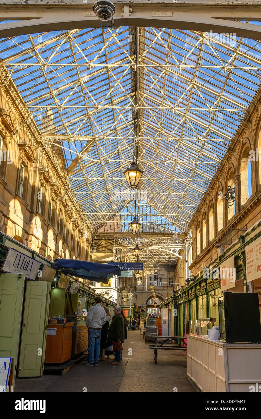 St Nicholas Market, Bristol, Regno Unito Foto Stock