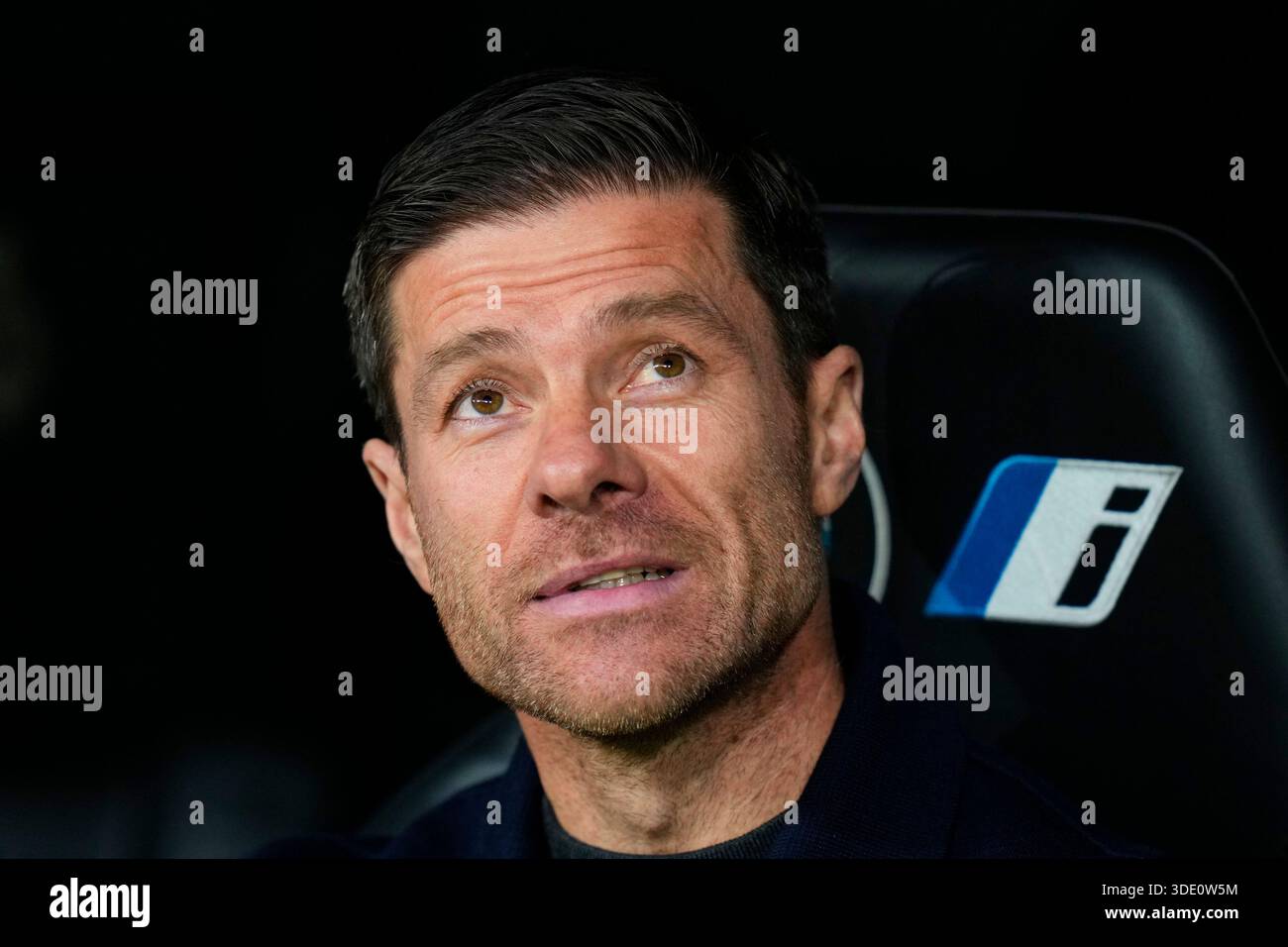 Madrid, Spagna. 4 gennaio 2026. Xabi Alonso allenatore del Real Madrid CF durante la partita della Liga EA Sports tra il Real Madrid CF e il Real Betis giocata allo stadio Santiago Bernabeu il 4 gennaio 2026 a Madrid. (Foto di Cesar Cebolla/PRESSIN) credito: PRESSINPHOTO SPORTS AGENCY/Alamy Live News Foto Stock