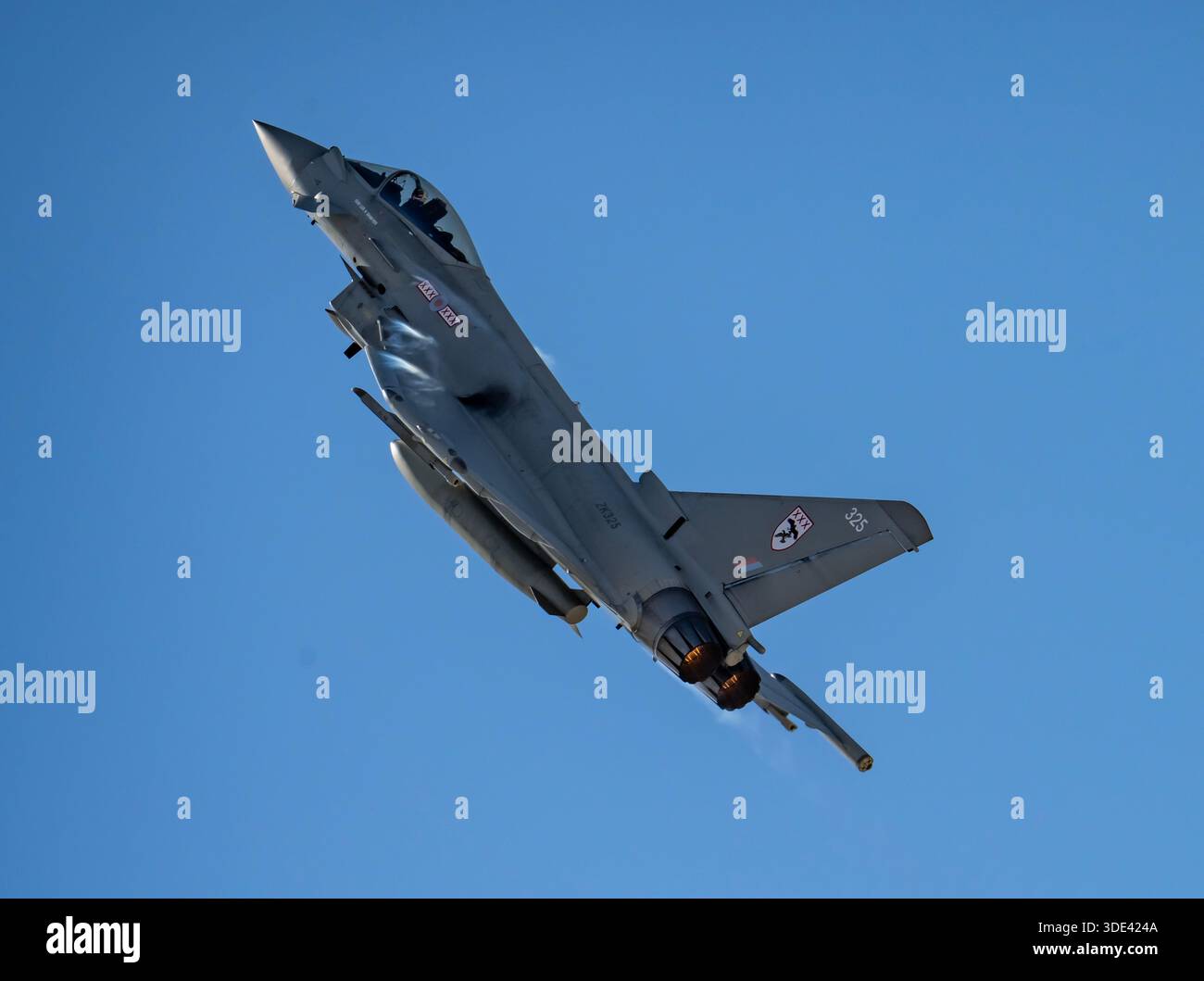 L'Eurofighter Typhoon Fighter Jet vola al Sivrihisar Air Show Foto Stock