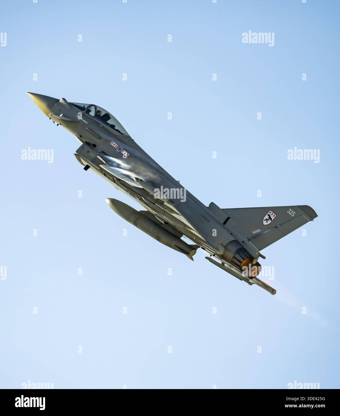 L'Eurofighter Typhoon Fighter Jet vola al Sivrihisar Air Show Foto Stock