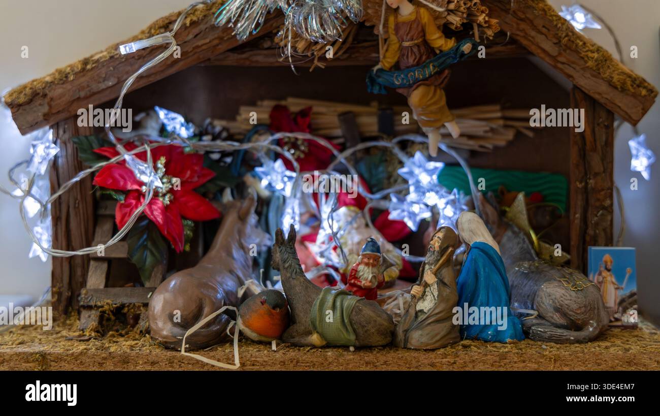 scena di Natività Foto Stock