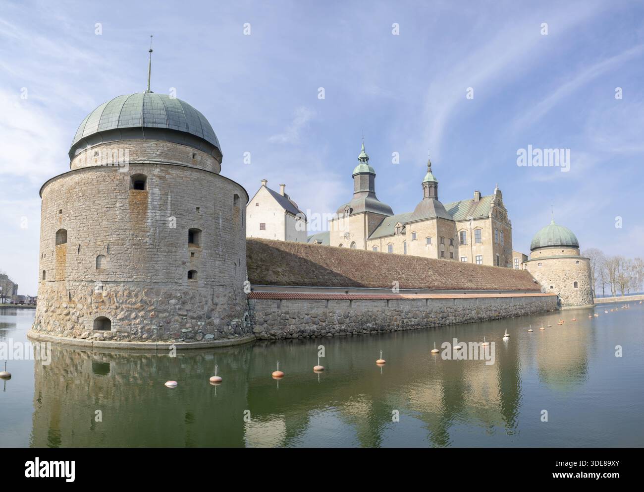 Castello di Vadstena costruito nel 1545 Foto Stock
