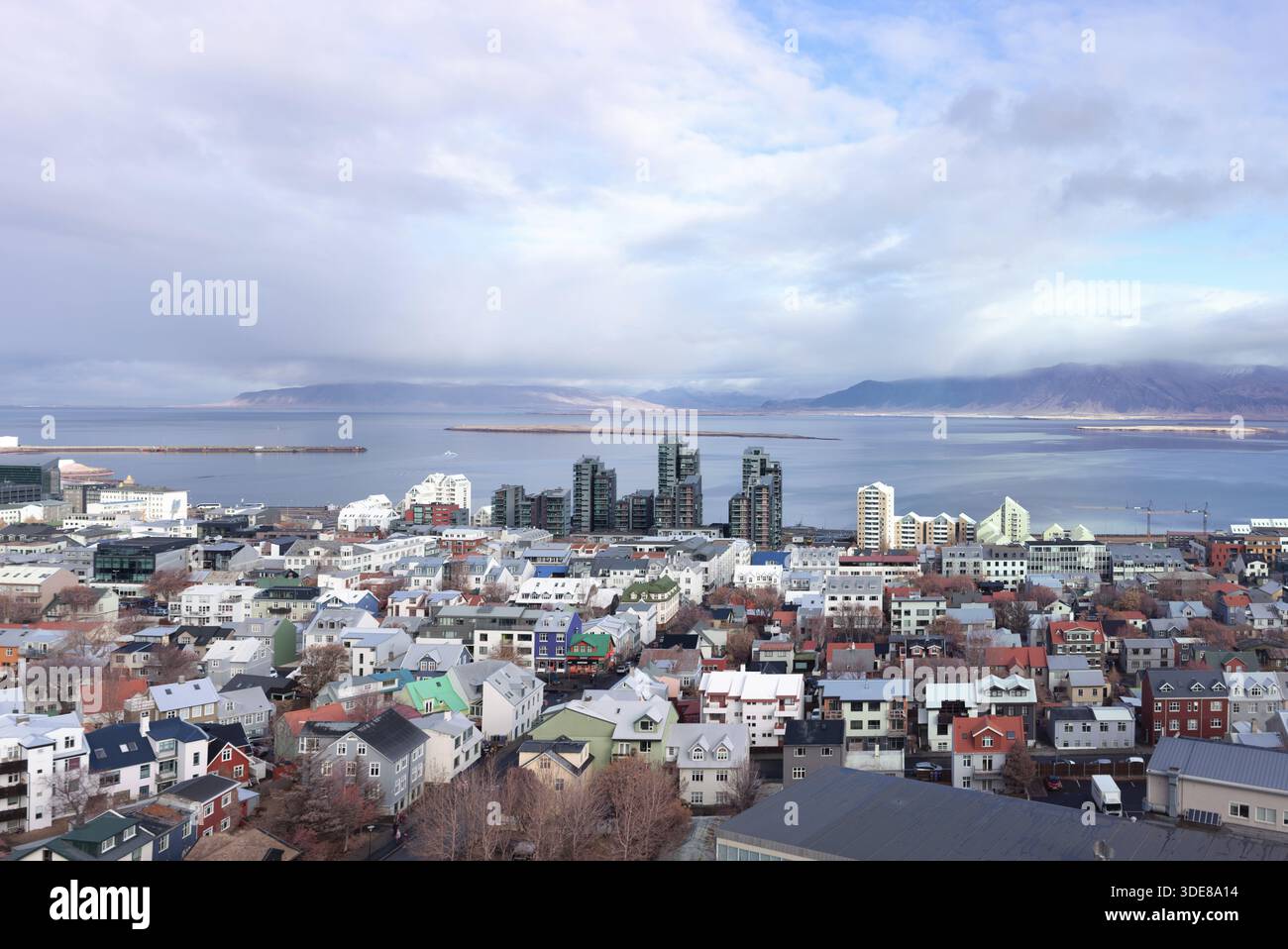 Reykjavik Capitale dell Islanda Foto Stock