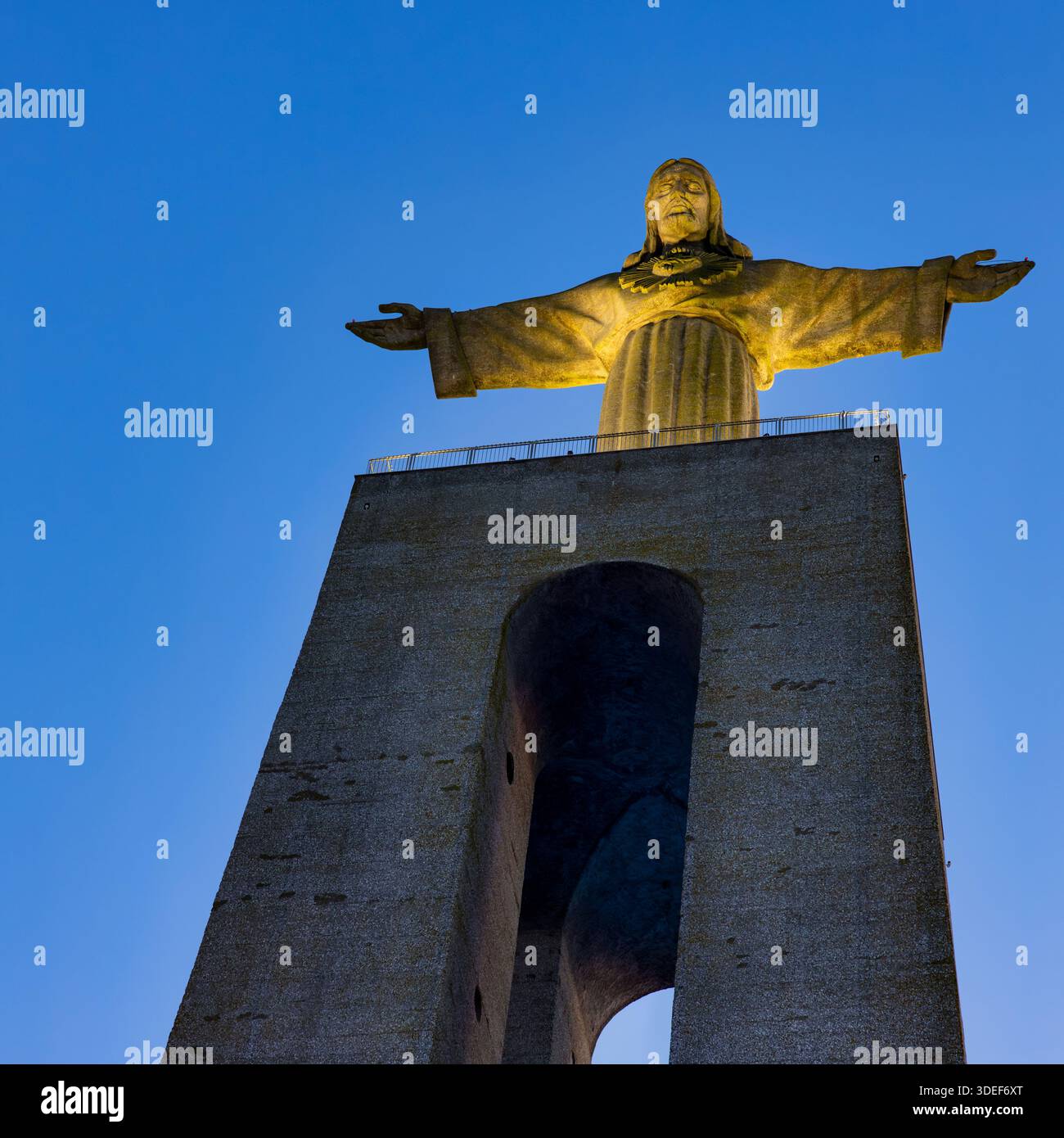 Santuario di Cristo Re (Cristo Rei) a Lisbona, Portogallo Foto Stock