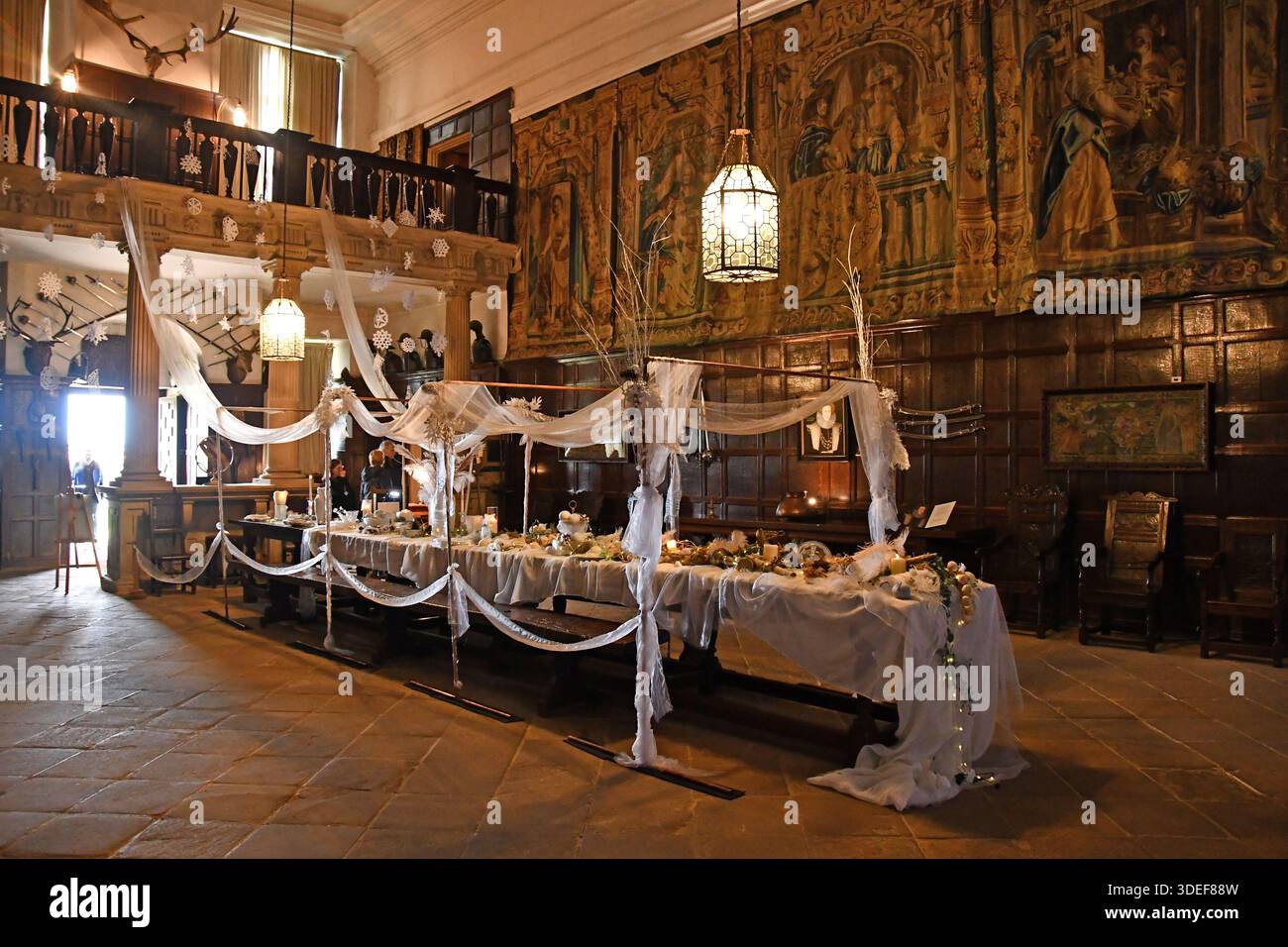 Hardwick Hall, Derbyshire Foto Stock